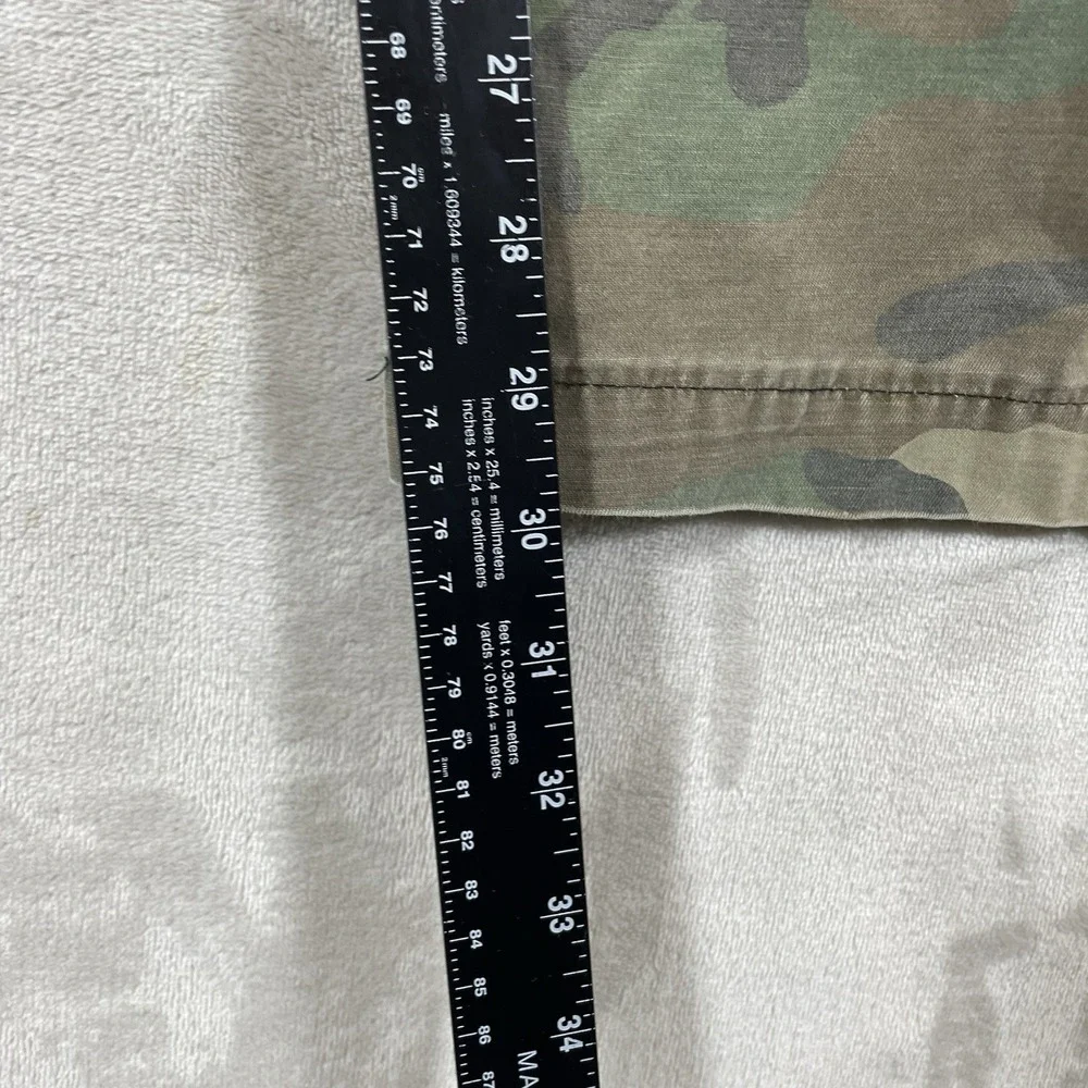 Y2K No Boundaries Baggy Camo Cargo Pants Mens 30x32 (fit 29x30) Paratrooper Zip